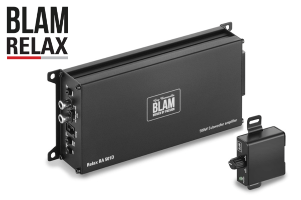 BLAM RELAX RA 501 D Ultra-compact Class-D 1-Channel (Monoblock) 500W amplifier (OEM Compatible)